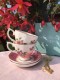 NAUJAS PUODELIS DUO "RETRO ROSE", 1 VNT, KAULINIS PORCELIANAS