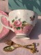 NAUJAS PUODELIS DUO "RETRO ROSE", 1 VNT, KAULINIS PORCELIANAS