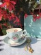 NAUJAS PUODELIS DUO "RETRO CANDY BLUE", 1 VNT, KAULINIS PORCELIANAS