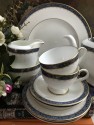 ARBATOS-PIETŲ RINKINYS ROYAL ALBERT “WESTBOURNE”, 4 ASM, KAULINIS PORCELIANAS