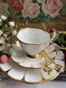 PUODELIS TRIO ROYAL VALE "GOLDEN CHIC", 1 VNT, KAULINIS PORCELIANAS