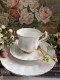 PUODELIS TRIO ROYAL KNIGHT "WHITE & GOLD", 1 VNT, KAULINIS PORCELIANAS
