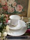PUODELIS TRIO ROYAL KNIGHT "WHITE & GOLD", 1 VNT, KAULINIS PORCELIANAS