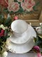 PUODELIS TRIO ROYAL KNIGHT "WHITE & GOLD", 1 VNT, KAULINIS PORCELIANAS