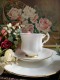 PUODELIS TRIO ROYAL KNIGHT "WHITE & GOLD", 1 VNT, KAULINIS PORCELIANAS