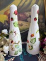 PRIESKONINĖS OLD FOLEY “STRAWBERRY”, 2 VNT, PORCELIANAS